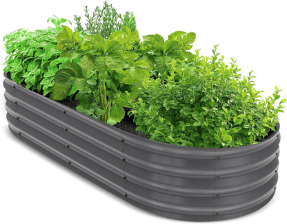 Galvanized Raised Garden Bed Outdoor Planter Boxes for Vegetables, Durable Metal Planters by Utopia Home