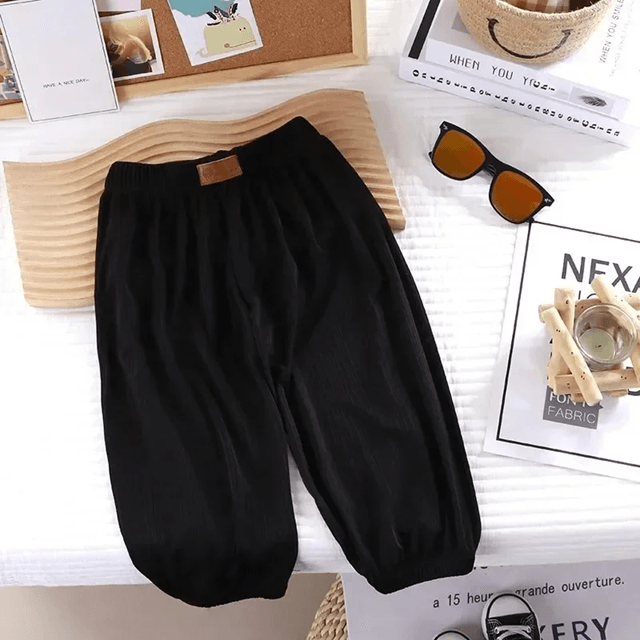 Kids Summer MosquitoProof Pants  Lightweight Breathable Cotton Trousers For Boys And Girls 2