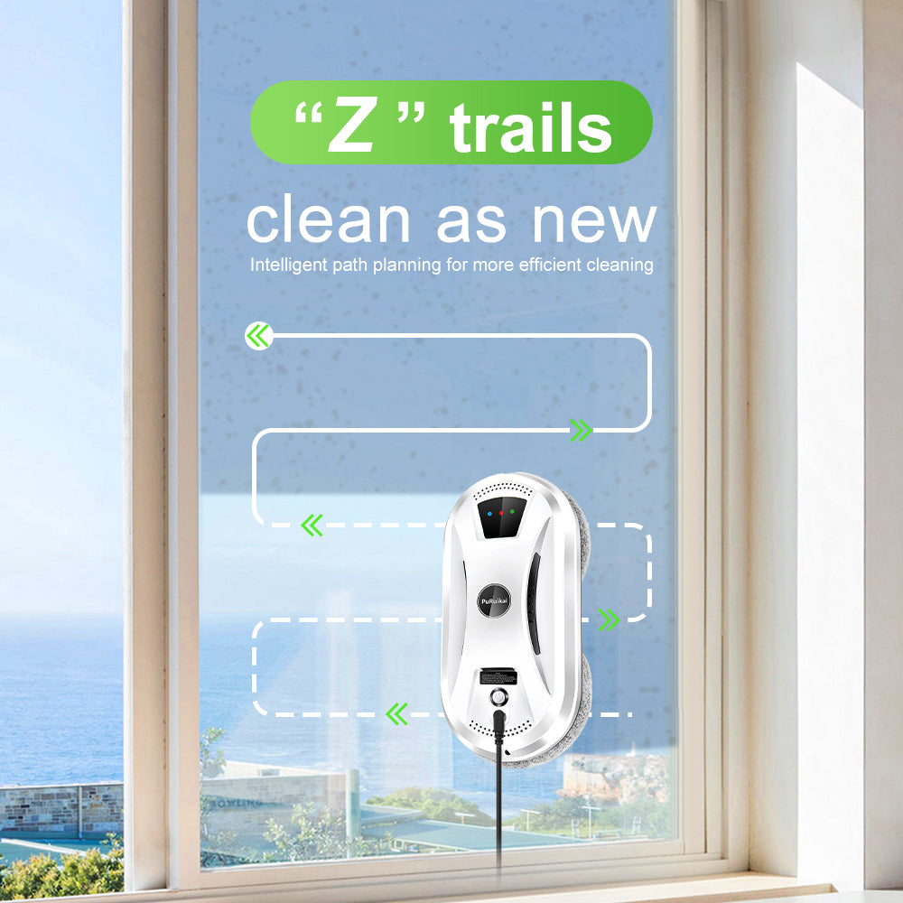 Ultra Thin Robot Vacuum Cleaner  Window Cleaning Robot Electric Glass Cleaner With Remote Control 3