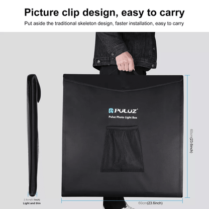 Portable LED Light Box Tent Kit With Foldable Photo Studio 6 Color Backgrounds High Brightness Idea 8