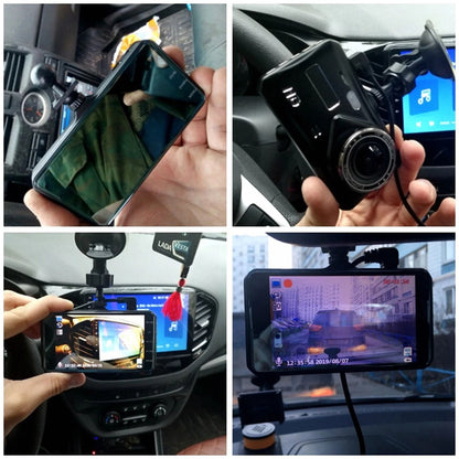 Dual 1080P Dash Cam With 4 Screen Car DVR Recorder For Front  Rear Camera Coverage 3