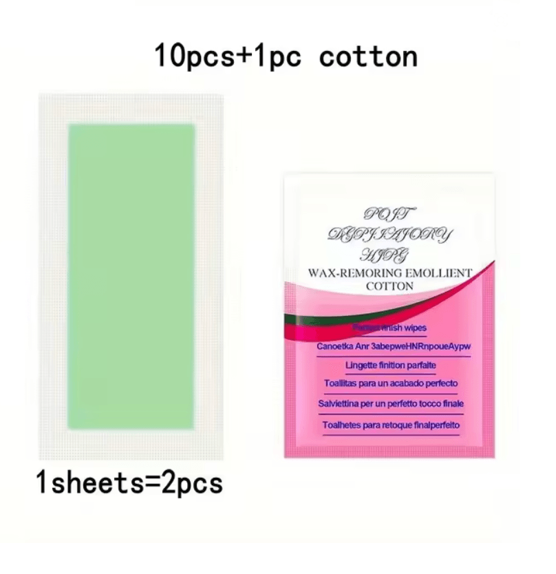 Cold Wax Hair Removal Strips  10 To 50 Pack Facial  Body Wax Paper For Smooth Skin At Home 4
