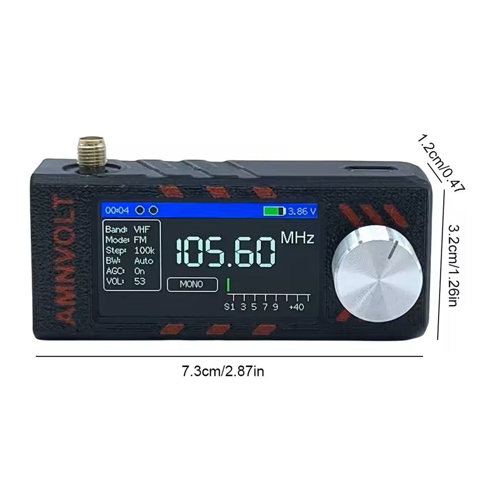 AllBand Portable Radio With IPS Screen And USBLSB Receiver 8