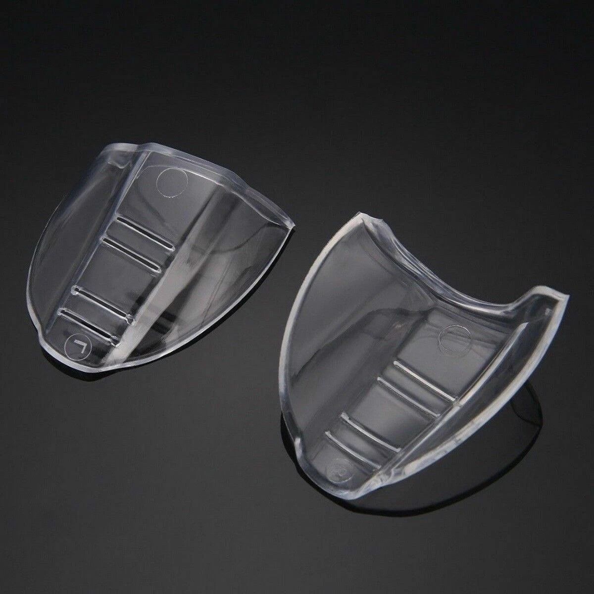 2 Pairs Universal Eyeglasses Side Shields  Flexible SlipOn Safety Glasses Shield For Added Protecti 2