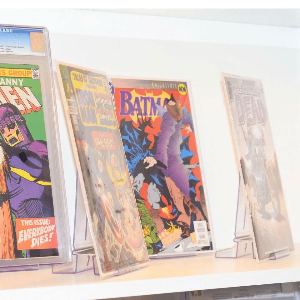 ComicMount Invisible Comic Book Display Adjustable Wall Mount  Shelf Stand 2