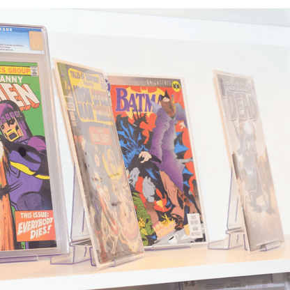 ComicMount Invisible Comic Book Display Adjustable Wall Mount  Shelf Stand 2
