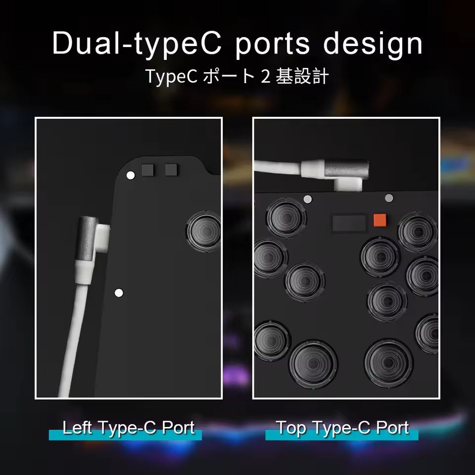 Zen16 Ergonomic AllButton Arcade Controller For PC PS4 Switc 1