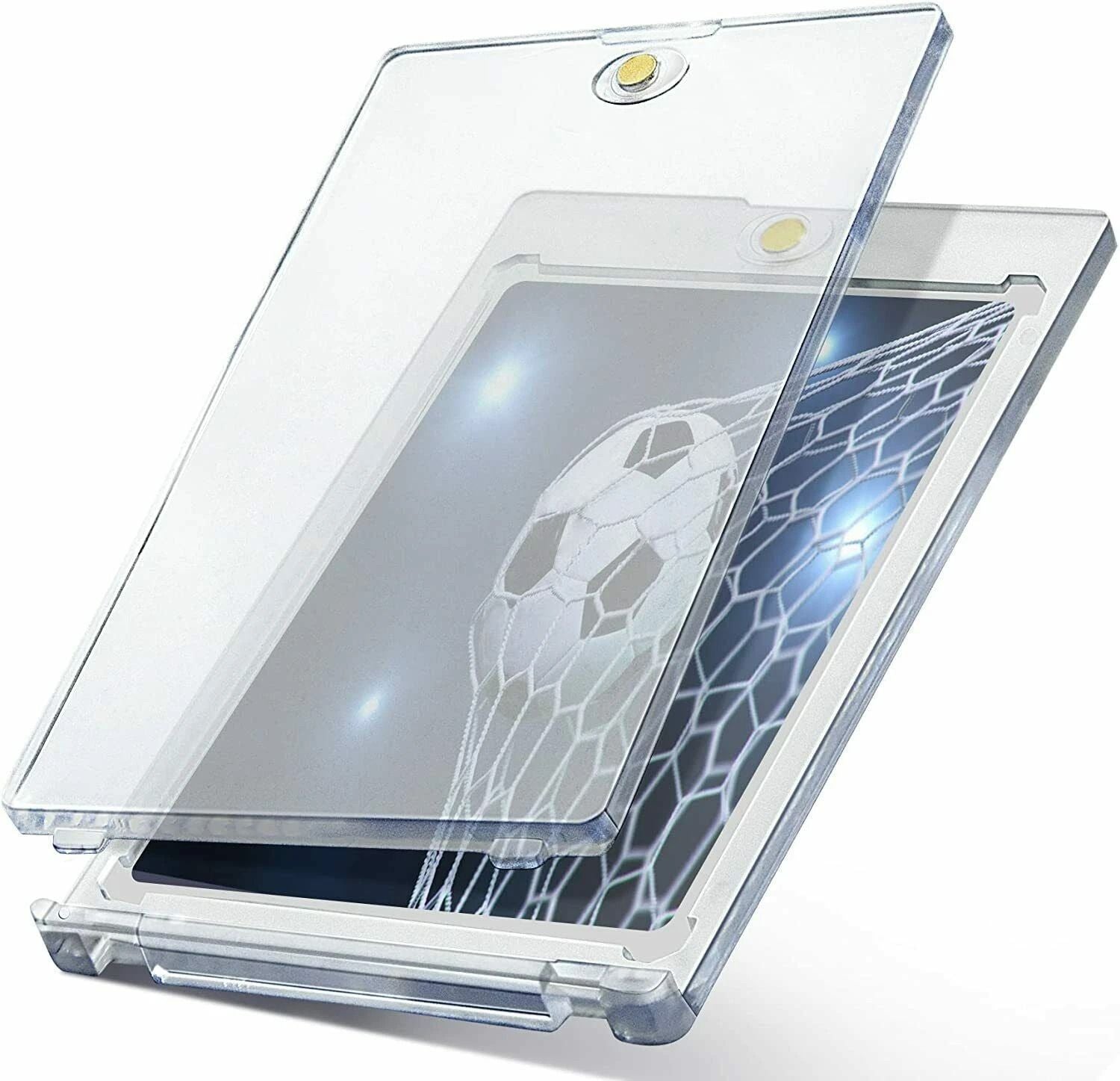 30 Pack Magnetic Card Holders 35pt OneTouch Trading Sports Card Protectors With Hard UV Protection 5
