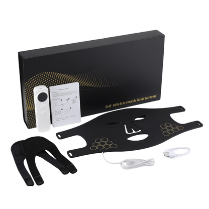 Red Light therapy Mask, LED Beauty Devices Face Instrument for Rejuvenation Skin, Collagen Boost & Anti Aging Skin
