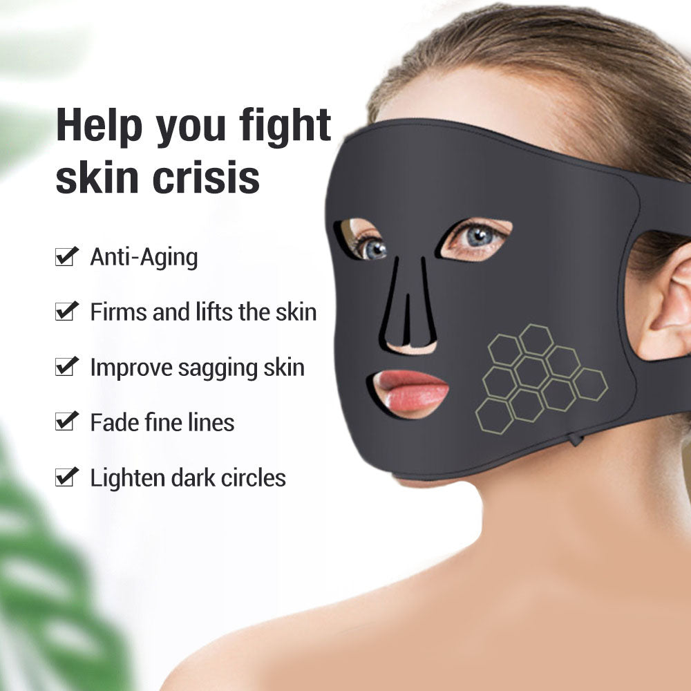 Red Light therapy Mask, LED Beauty Devices Face Instrument for Rejuvenation Skin, Collagen Boost & Anti Aging Skin