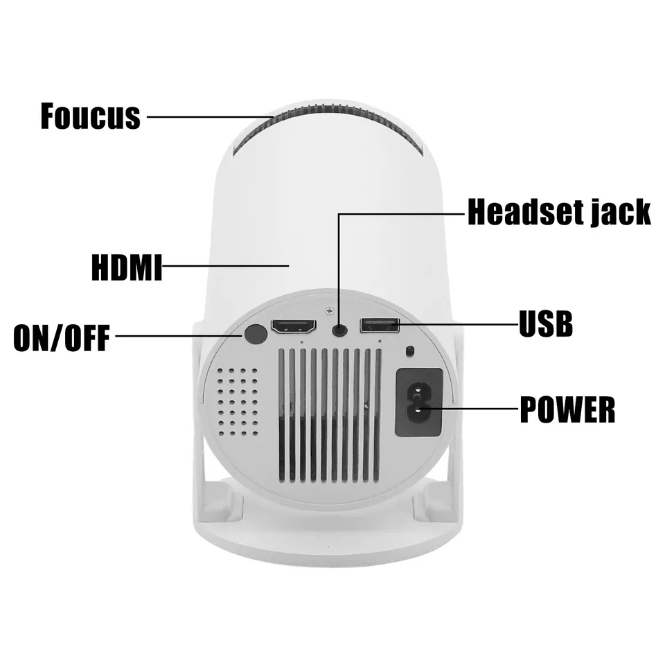 4K Mini Projector Lumen LED UHD WiFi Bluetooth Portable Home Theater Projector For Indoor  Outdoor  14