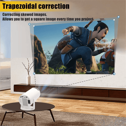 4K Mini Projector Lumen LED UHD WiFi Bluetooth Portable Home Theater Projector For Indoor  Outdoor  9