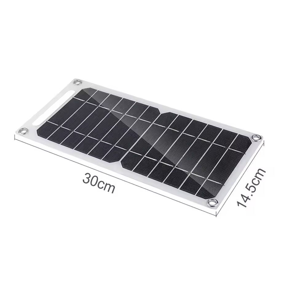 35W Portable USB Solar Panel Charger For Camping And Outdoor Power 5