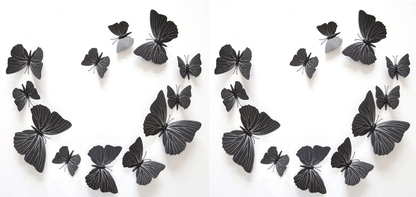 3D Butterfly Wall Stickers  Magnetic Decals Home Room Decor Magnetic  Peel And Stick Butterfly Deca 2