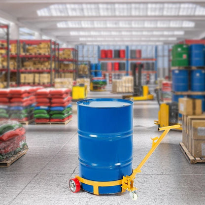 Heavy Duty 55 Gallon Drum Dolly Cart  1200 Lbs Capacity Barrel Dolly With Wheels For Easy Transport 5