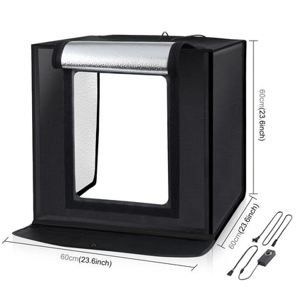 24 Large LED Light Box Photo Tent Dimmable Photography Studio Shooting Box For Professional Product