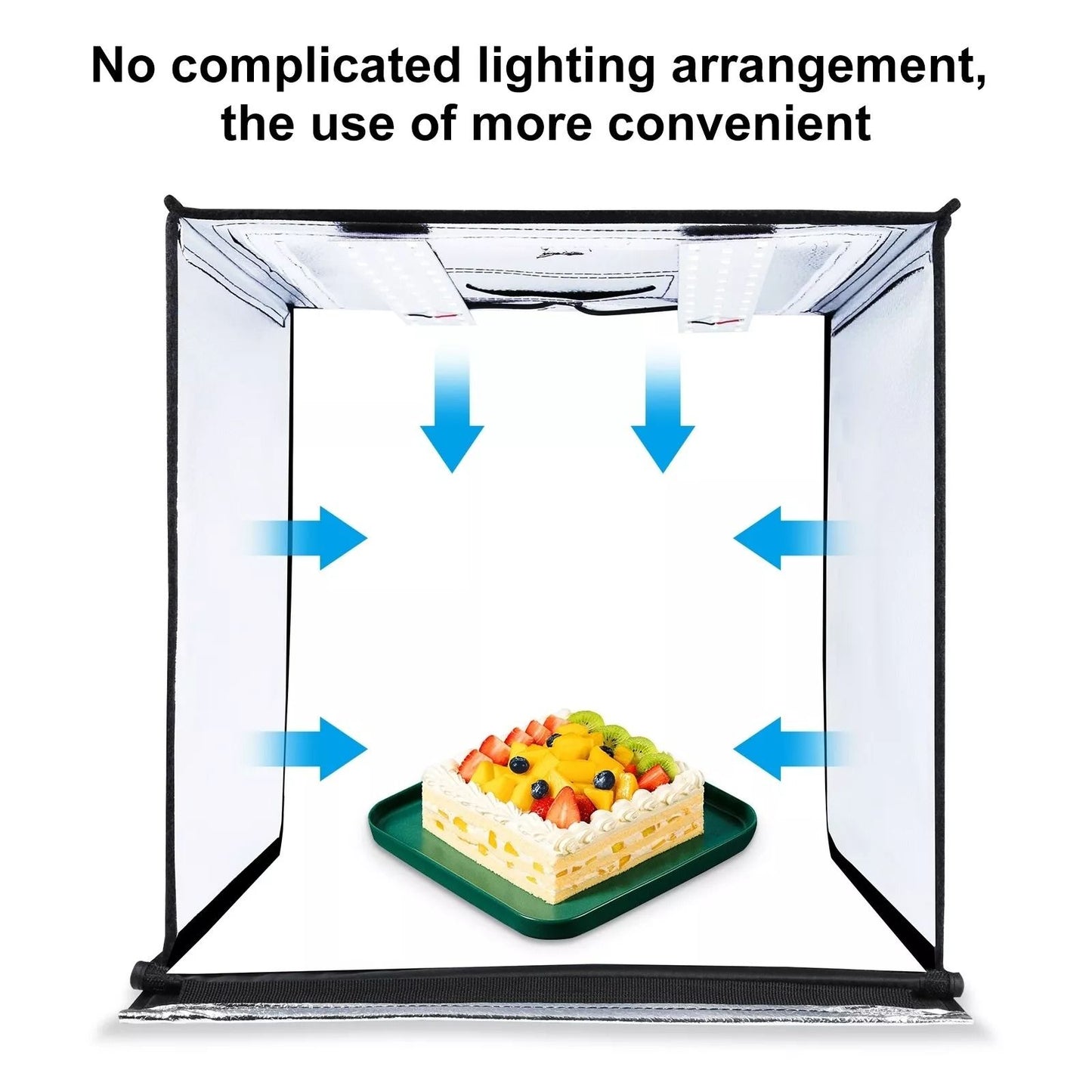 24 Large LED Light Box Photo Tent Dimmable Photography Studio Shooting Box For Professional Product