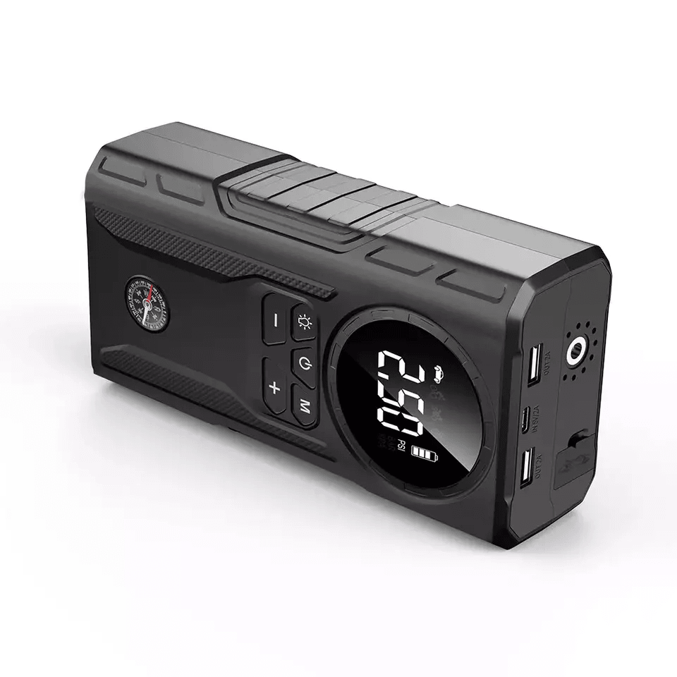 MultiFunction Car Jump Starter Booster Jumper Box Power Bank Battery Charger  Air Pump For Vehicle