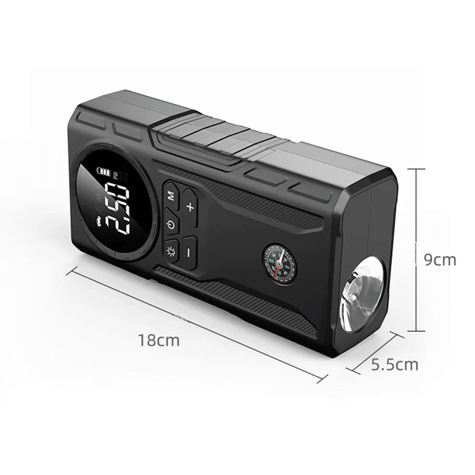MultiFunction Car Jump Starter Booster Jumper Box Power Bank Battery Charger  Air Pump For Vehicle