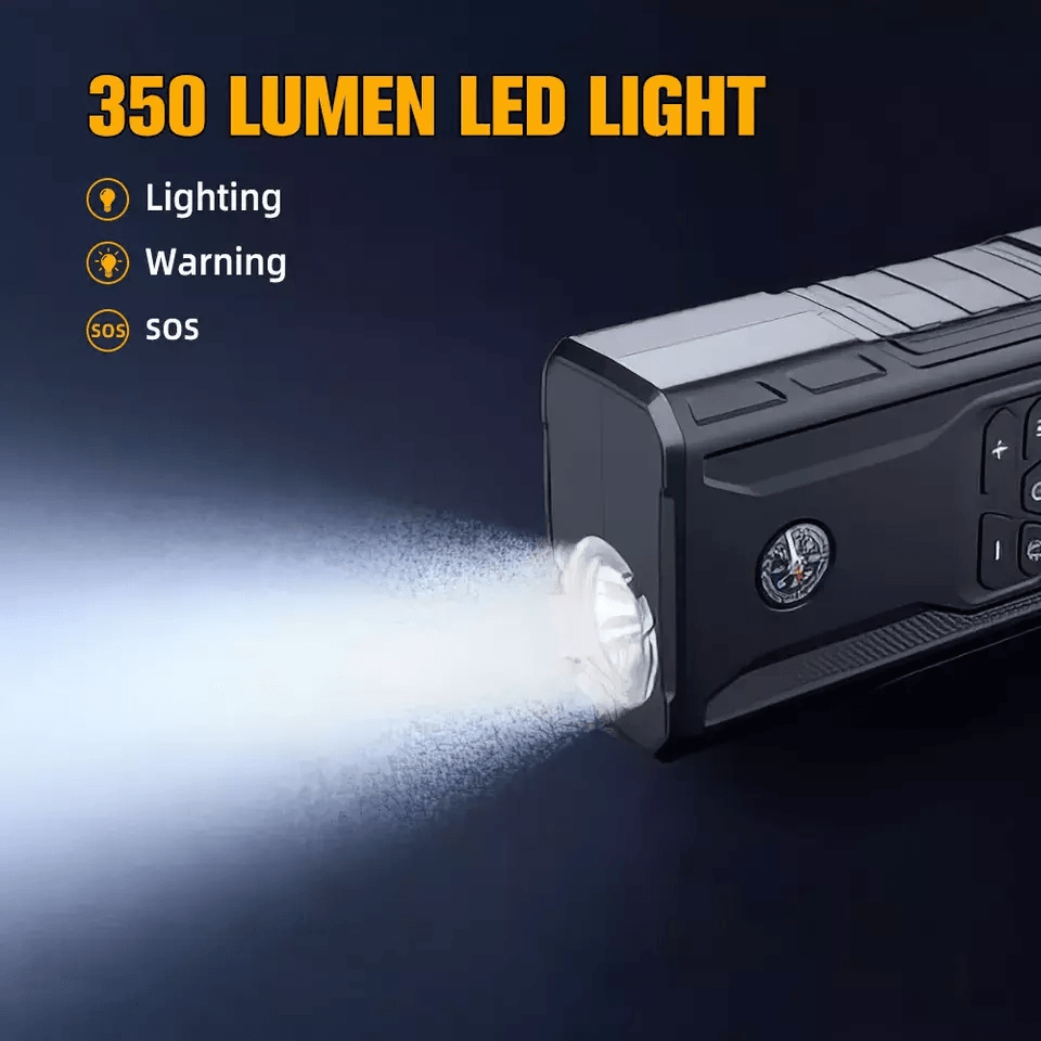 MultiFunction Car Jump Starter Booster Jumper Box Power Bank Battery Charger  Air Pump For Vehicle
