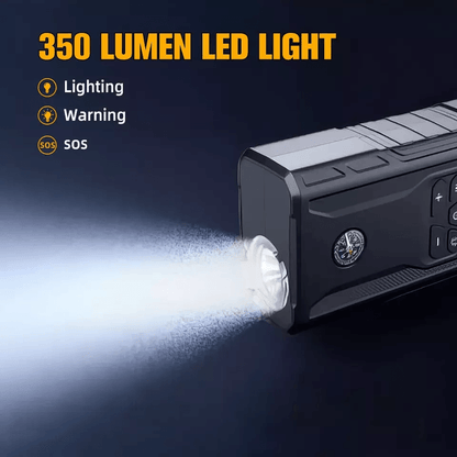 MultiFunction Car Jump Starter Booster Jumper Box Power Bank Battery Charger  Air Pump For Vehicle