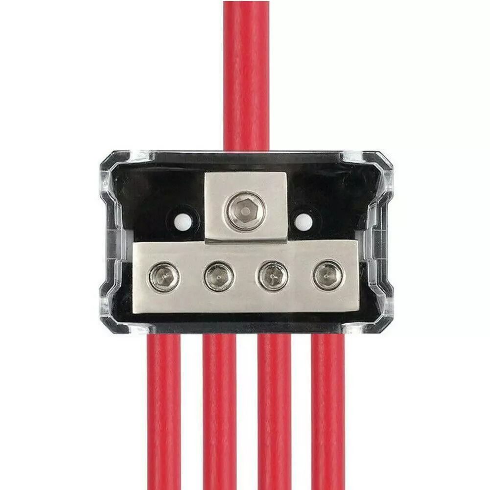 HeavyDuty Amp Distribution Block 024 To 4810 Gauge Power Ground Splitter For Stereo Systems 4