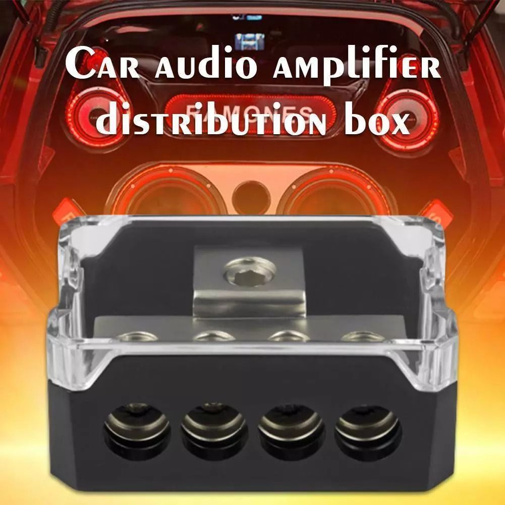 HeavyDuty Amp Distribution Block 024 To 4810 Gauge Power Ground Splitter For Stereo Systems 5