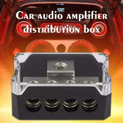 HeavyDuty Amp Distribution Block 024 To 4810 Gauge Power Ground Splitter For Stereo Systems 5