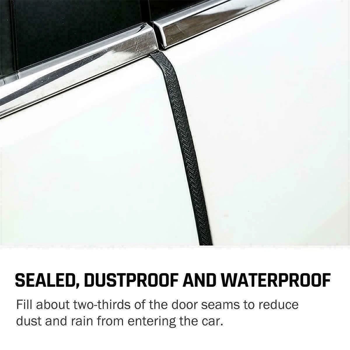 10FT Car Door Trim Black Rubber Edge Guard Seal Protector Scratch  Metal Moulding For Auto Protecti 5