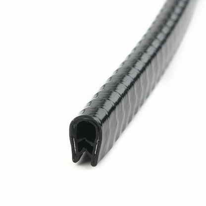 10FT Car Door Trim Black Rubber Edge Guard Seal Protector Scratch  Metal Moulding For Auto Protecti 7