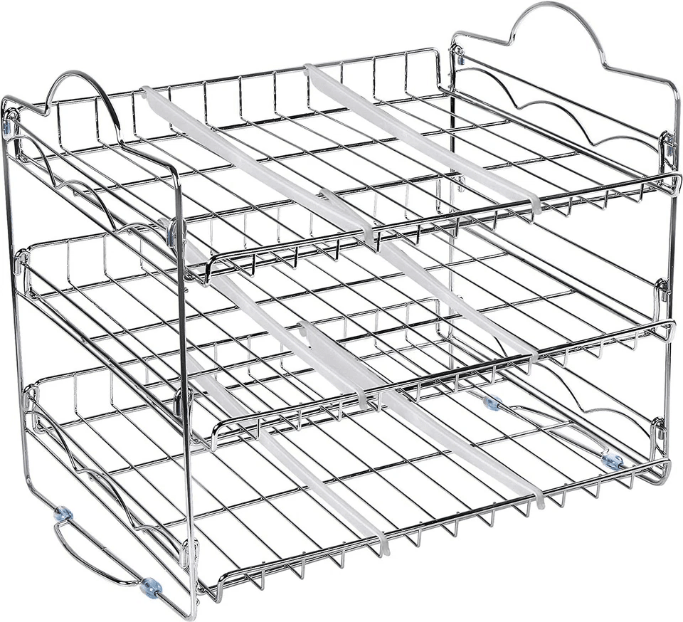 Stackable Can Rack Organizer For Pantry Holds Cans Utopia Kitchen Durable Can Organizer Storage Rac