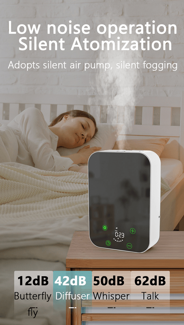 WallMountable Scent Diffuser Machine  Electric Aroma Nebulizer For Home Office And Commercial Space 2
