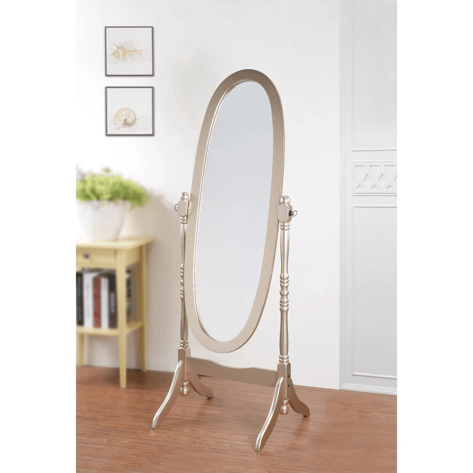 Swivel Full Length Wood Cheval Floor Mirror, Elegant Designs