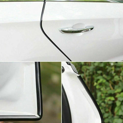 10FT Car Door Trim Black Rubber Edge Guard Seal Protector  Scratch  Metal Moulding For Auto Protect 2