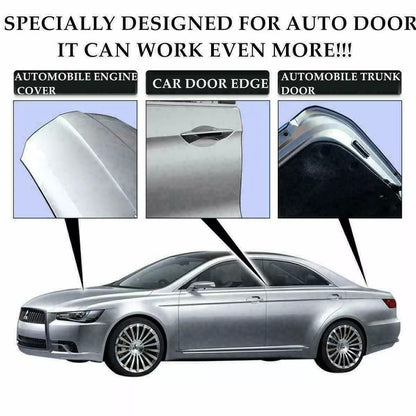 10FT Car Door Trim Black Rubber Edge Guard Seal Protector  Scratch  Metal Moulding For Auto Protect 5