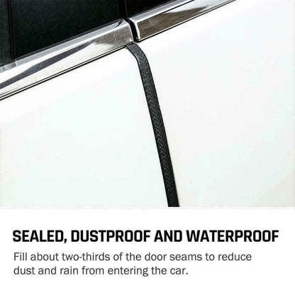 10FT Car Door Trim Black Rubber Edge Guard Seal Protector  Scratch  Metal Moulding For Auto Protect 6