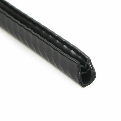 10FT Car Door Trim Black Rubber Edge Guard Seal Protector  Scratch  Metal Moulding For Auto Protect 7