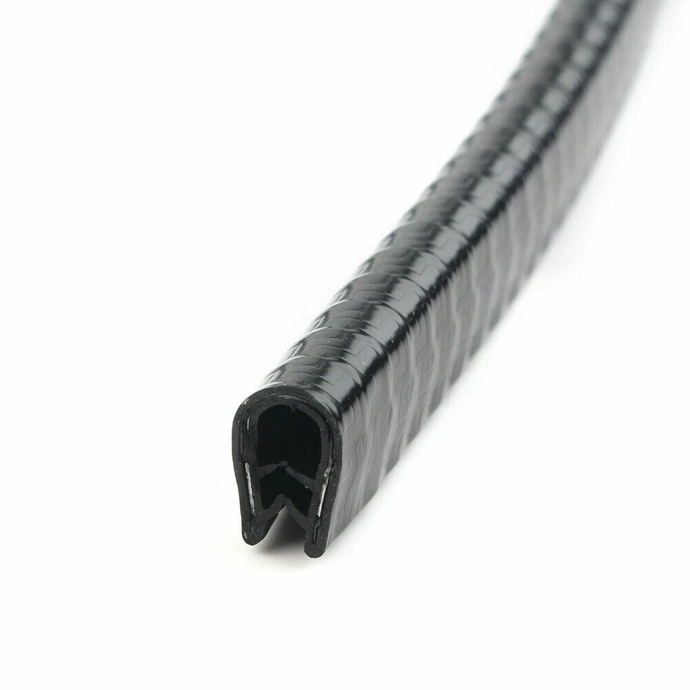 10FT Car Door Trim Black Rubber Edge Guard Seal Protector  Scratch  Metal Moulding For Auto Protect 8