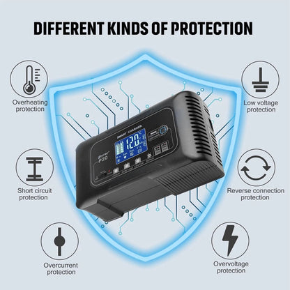 20Amp Smart Battery Charger 12V20A  24V10A For Lithium LiFePO4 LeadAcid AGMGel Batteries 5