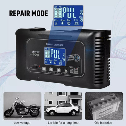 20Amp Smart Battery Charger 12V20A  24V10A For Lithium LiFePO4 LeadAcid AGMGel Batteries 6