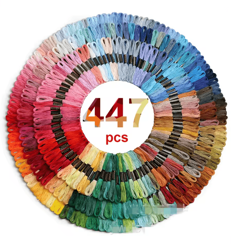Multicolor Embroidery Floss Set  50 To 447 Cotton Threads For Cross Stitch DIY Crafts  Sewing Proje 7
