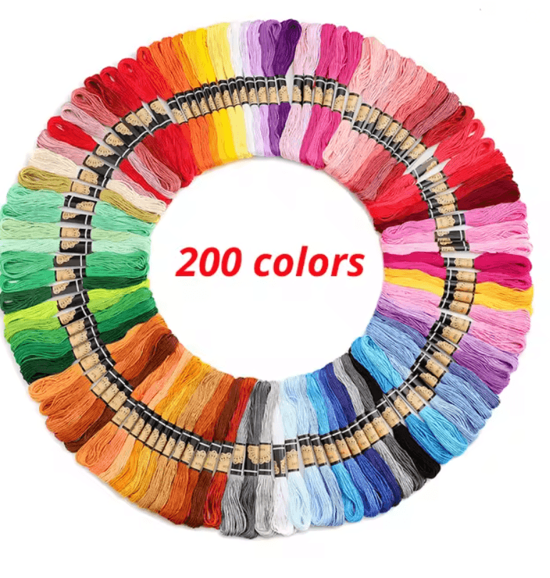 Multicolor Embroidery Floss Set  50 To 447 Cotton Threads For Cross Stitch DIY Crafts  Sewing Proje 6