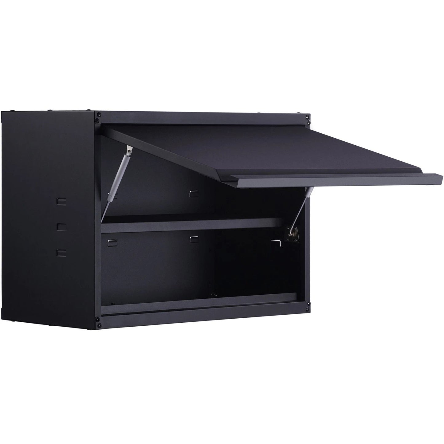 HeavyDuty WallMounted Metal Storage Cabinet  Adjustable Shelf Holds 120lbs Per Shelf 240lbs Total C 4