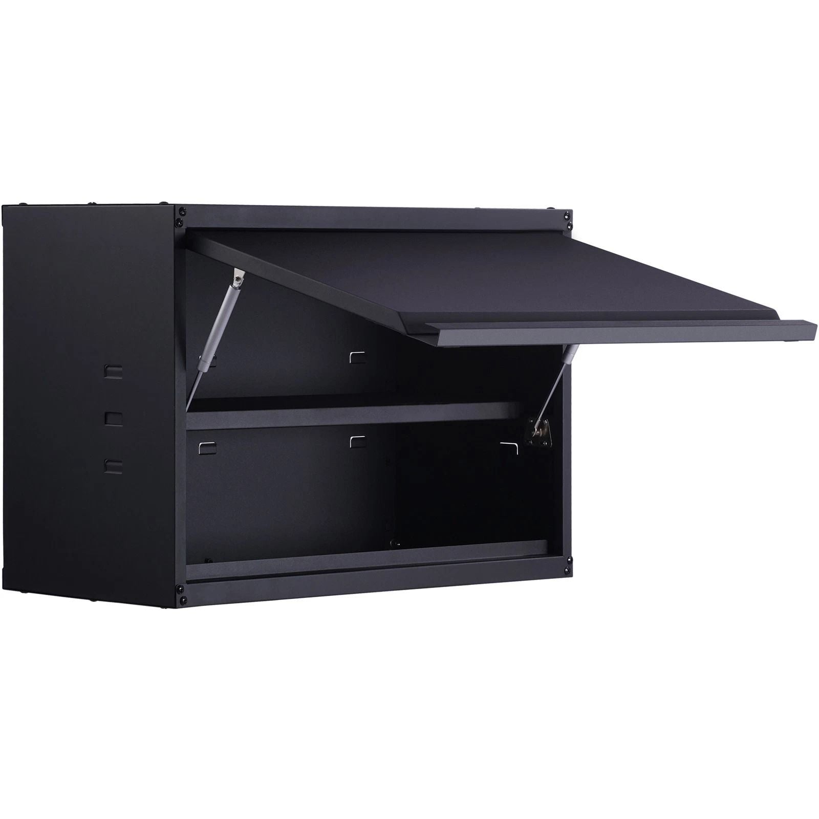 HeavyDuty WallMounted Metal Storage Cabinet  Adjustable Shelf Holds 120lbs Per Shelf 240lbs Total C 4
