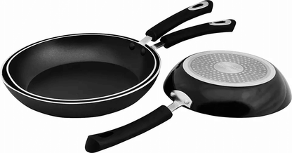 Nonstick Frying Pan Set With Induction Bottom Utopia Kitchen Skillets Durable NonStick Cookware Set 3