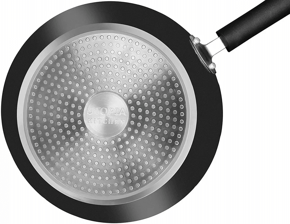 Nonstick Frying Pan Set With Induction Bottom Utopia Kitchen Skillets Durable NonStick Cookware Set 4