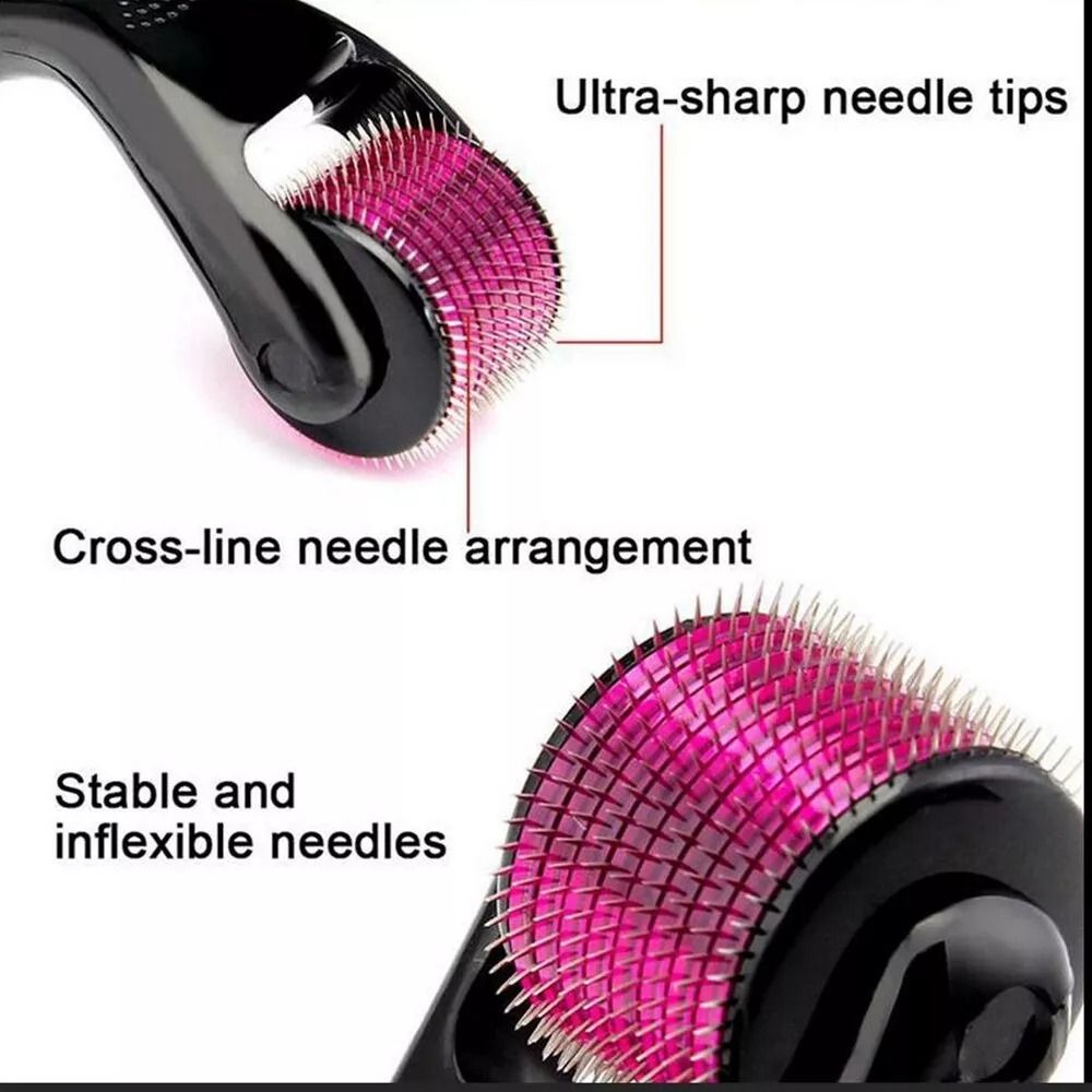 540 Titanium Microneedle Derma Roller For Hair  Beard Regrowth AntiHair Loss Skin Rejuvenation  Col 5