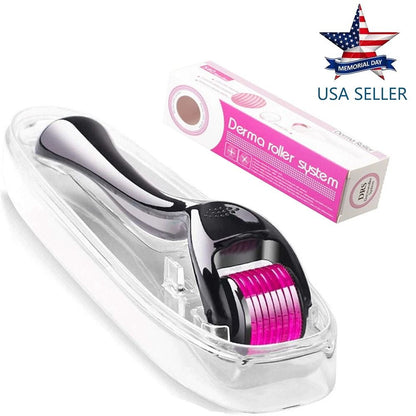 540 Titanium Microneedle Derma Roller For Hair  Beard Regrowth AntiHair Loss Skin Rejuvenation  Col 6