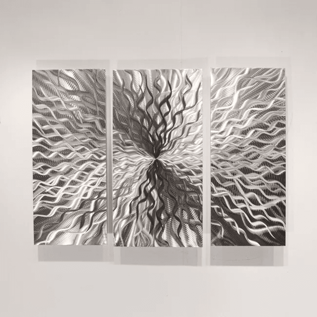 Modern Abstract Metal Wall Sculpture Art Contemporary Painting Home Decor 1