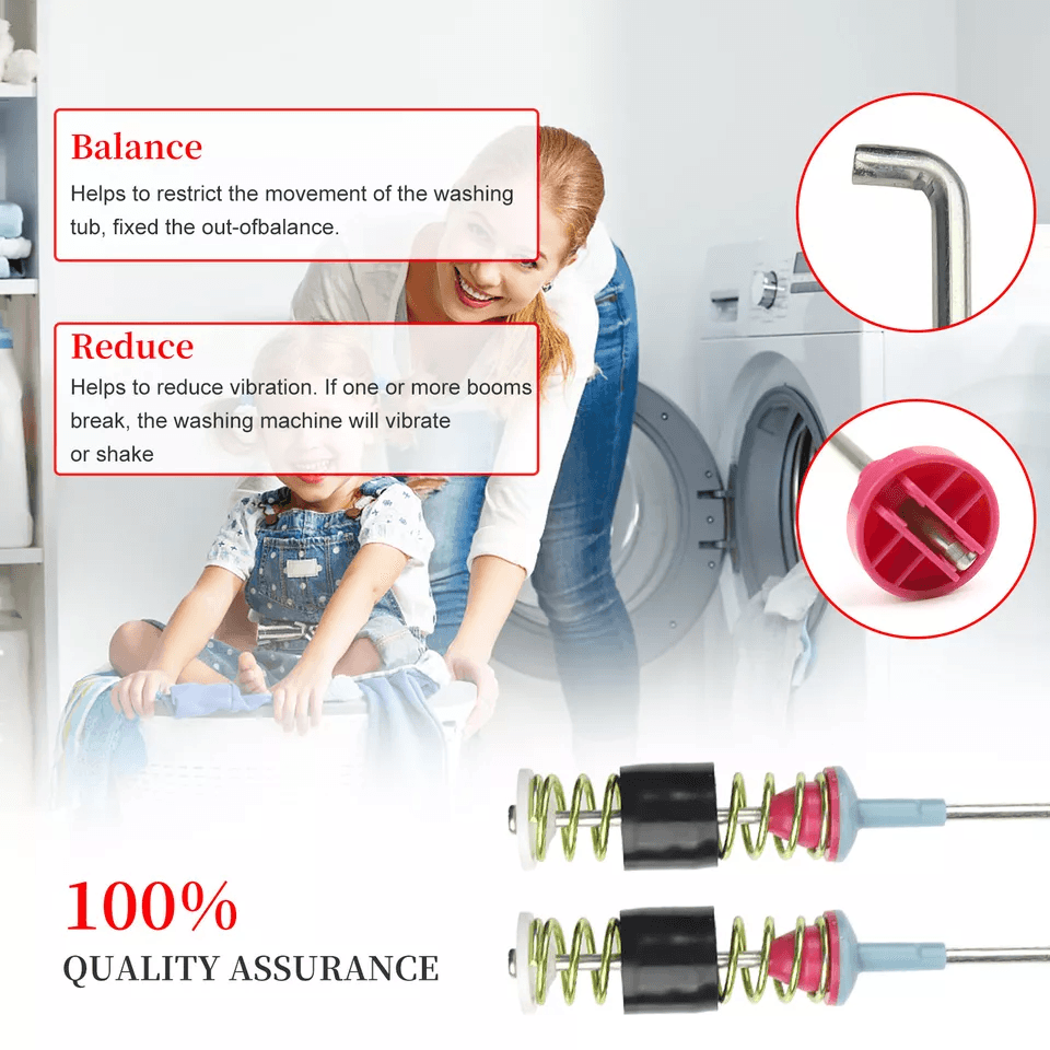 Samsung Washer Suspension Rods Assembly Heavy Duty Upgrade Eliminate Vibration Noise  Unbalanced Lo 1